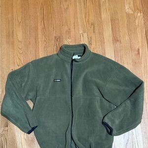 Olive Green Men's Fleece Jacket